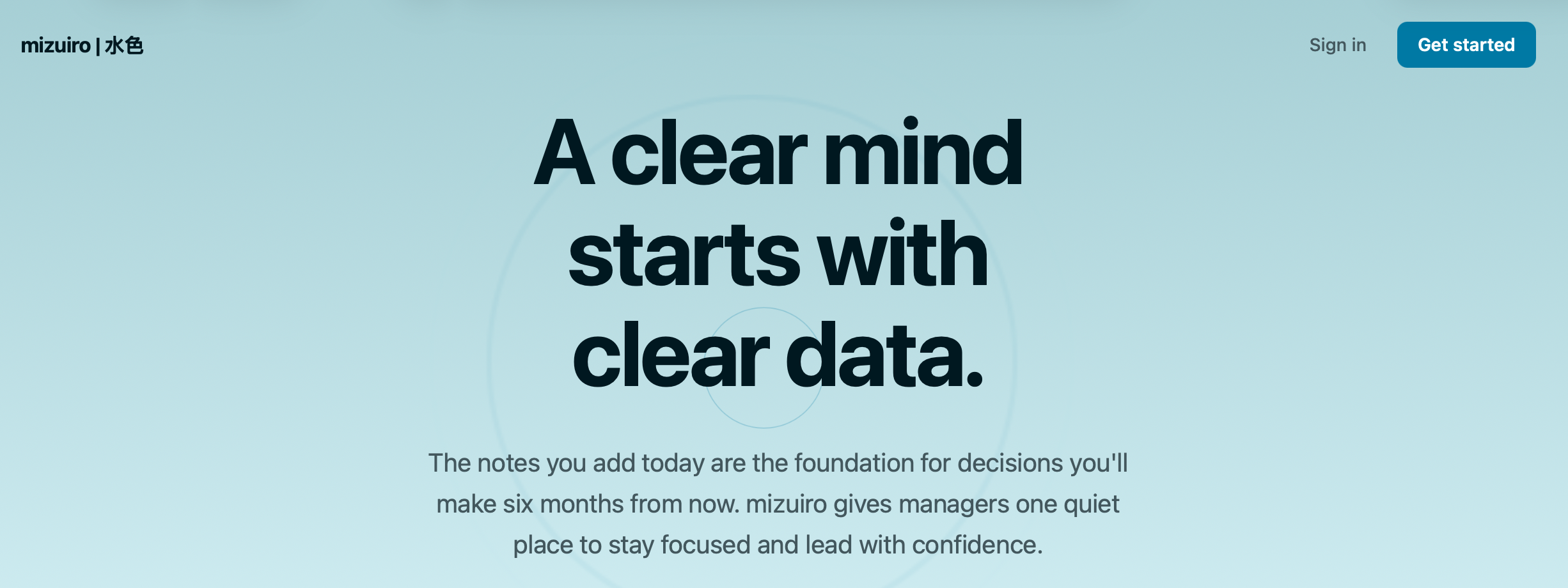 mizuiro app screenshot